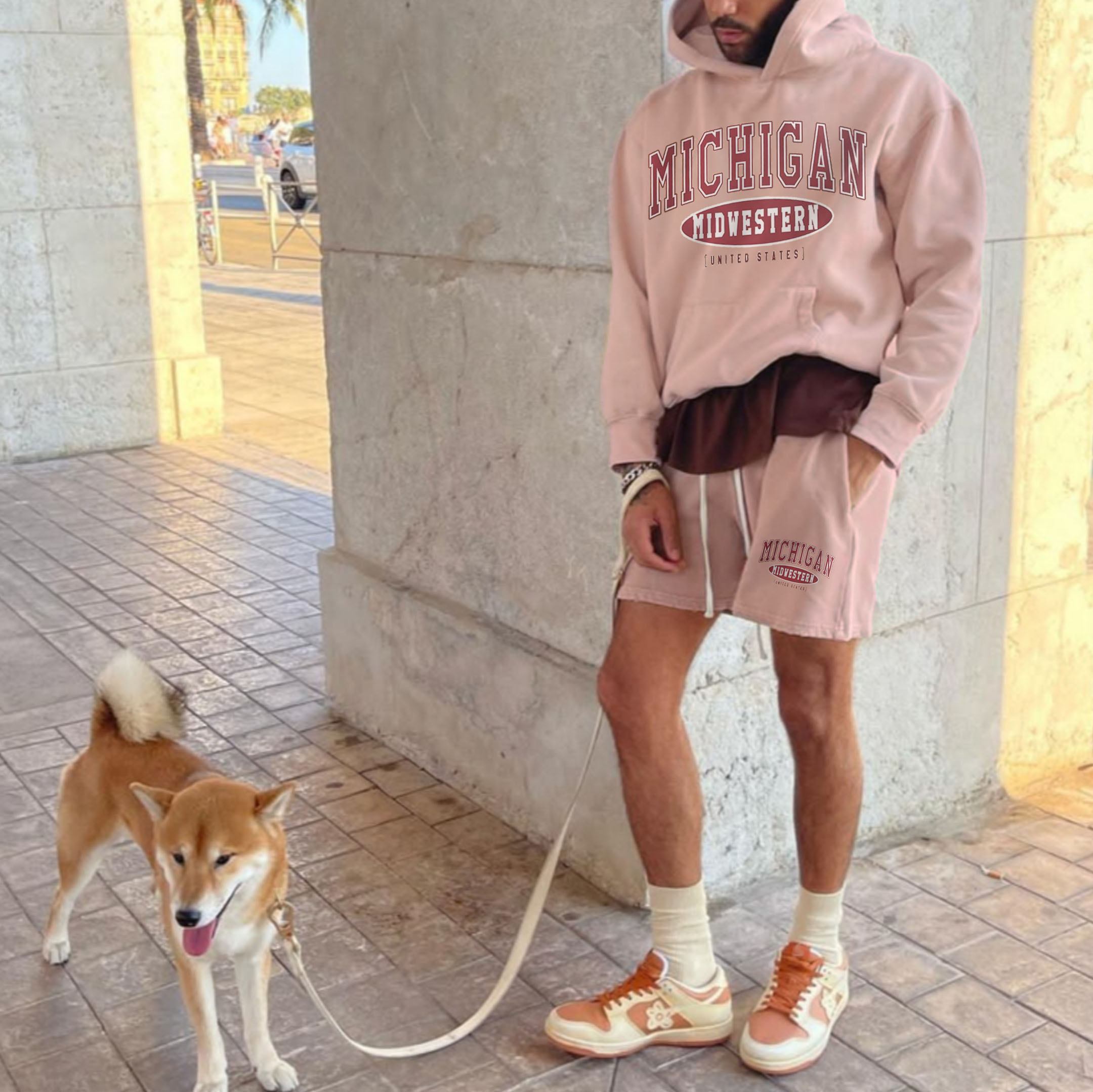 Retro Men's MICHIGAN Short Sweatpants