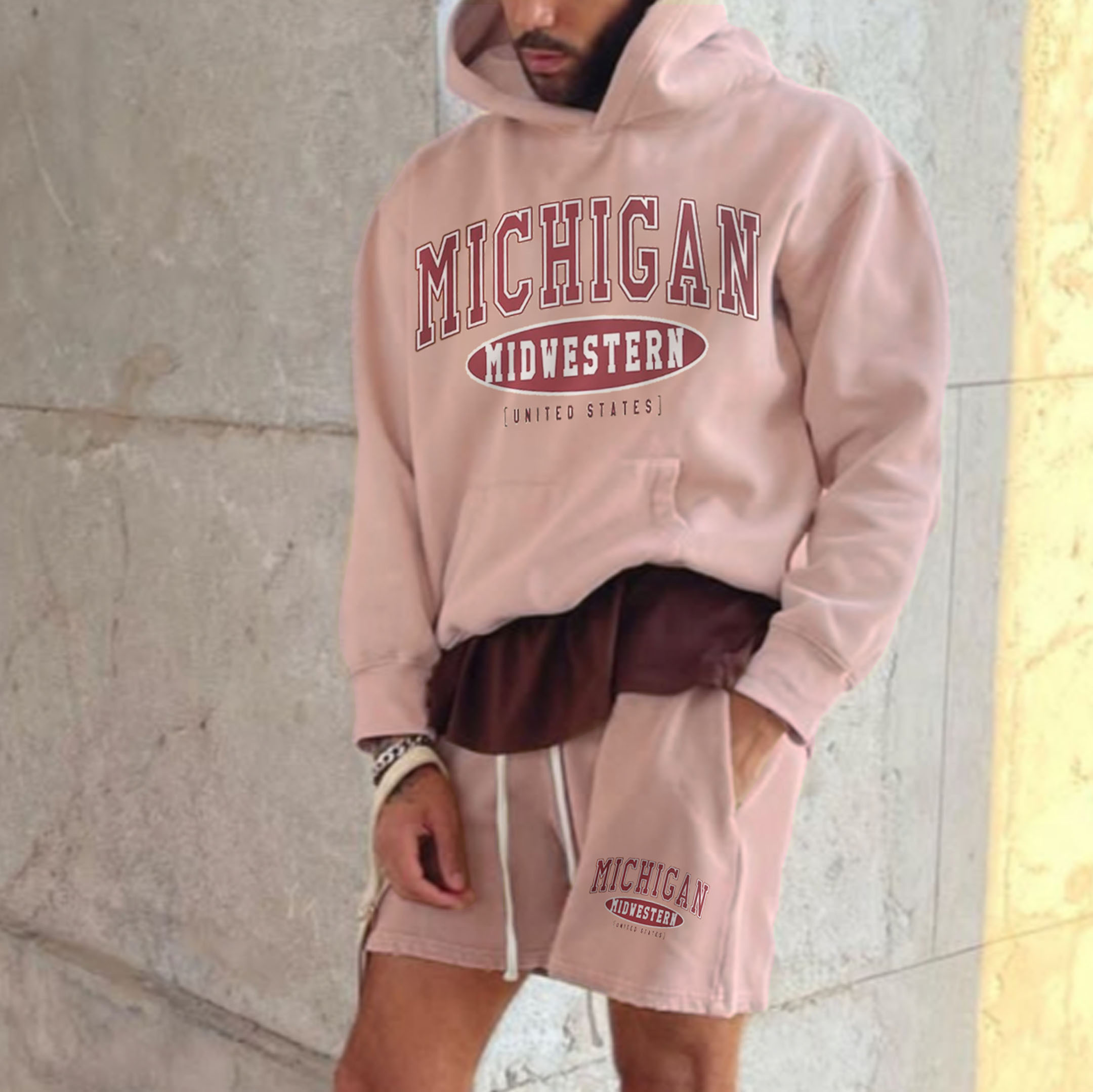 Retro Men's MICHIGAN Short Sweatpants