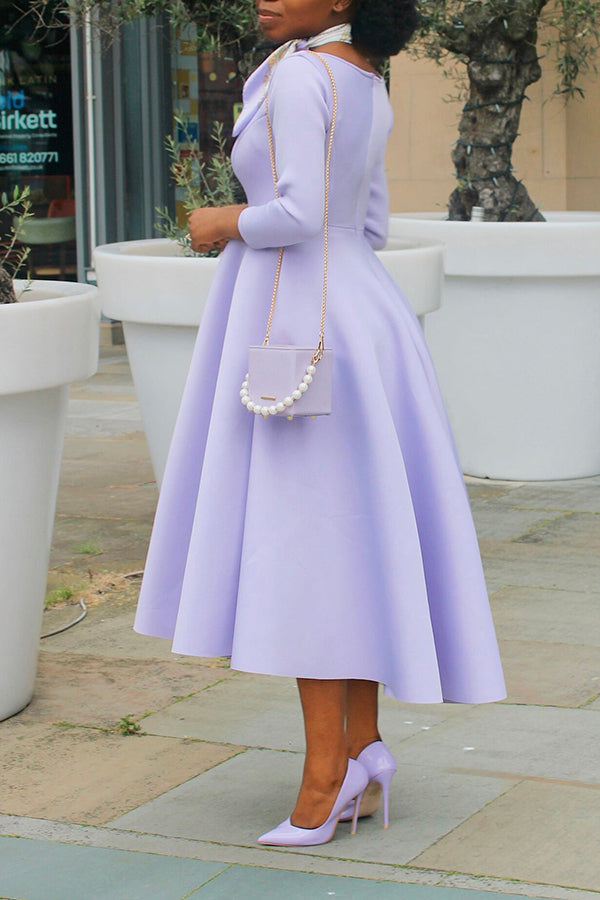 Pearl Love 3/4 Sleeve Swing Dress