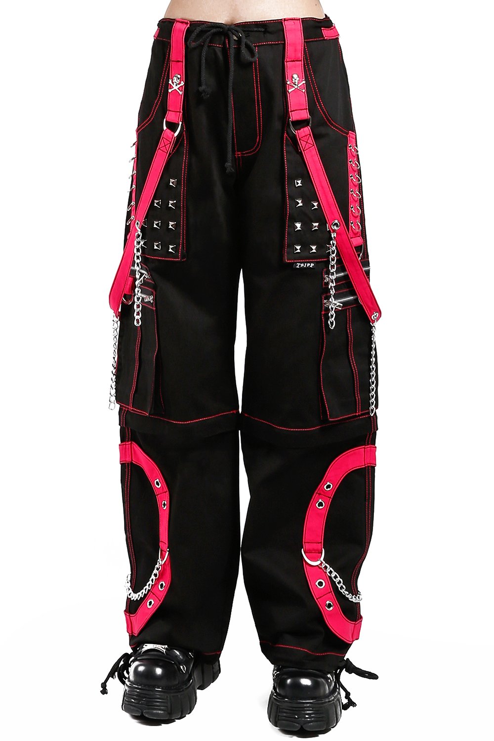Step Chain Pants Black/Pink