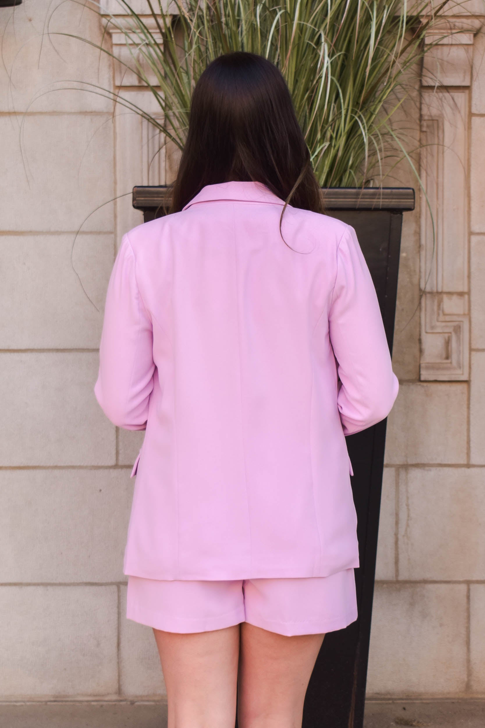 Colette Flap Pocket Blazer | Lavender