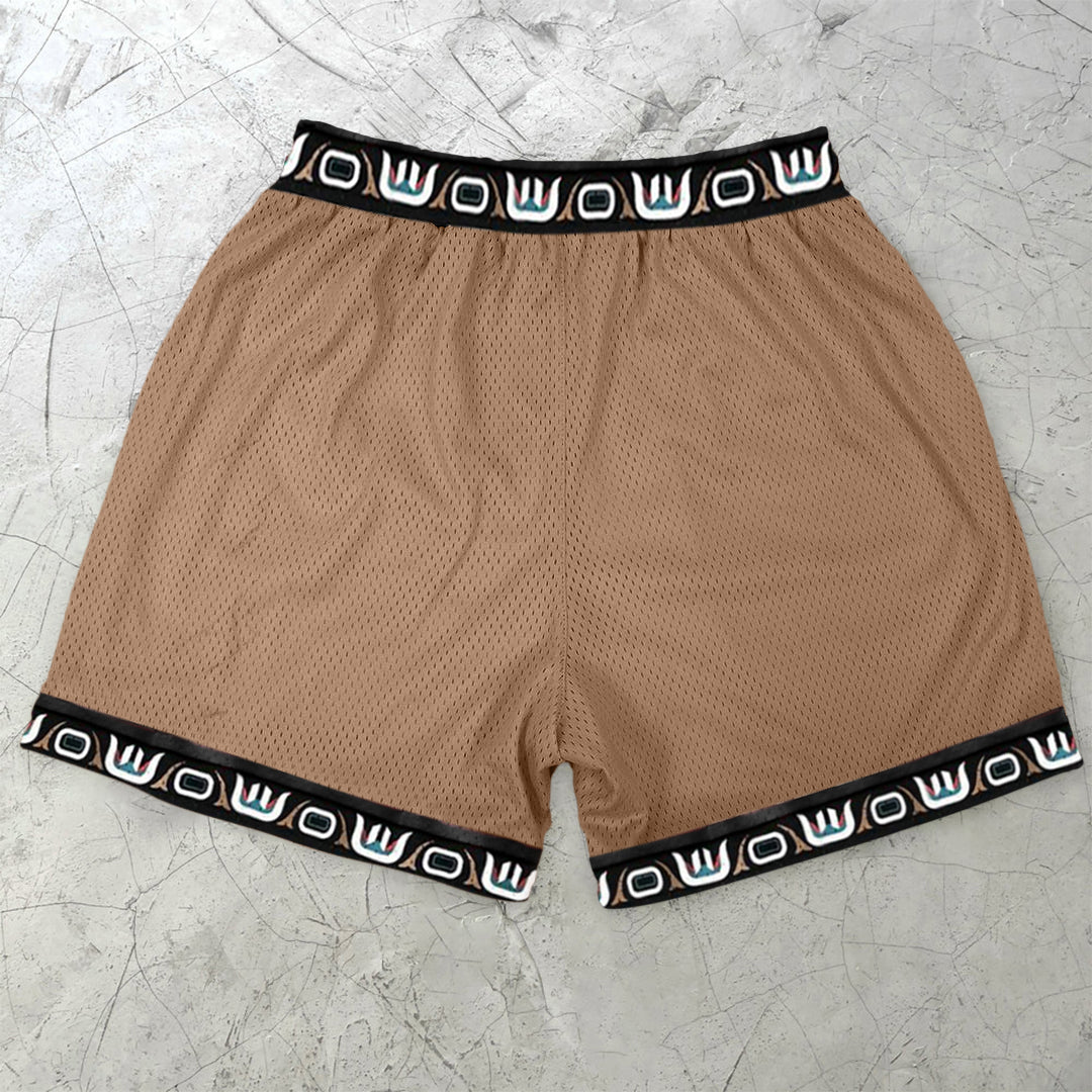 Street Style Butterfly Print Sweat Shorts
