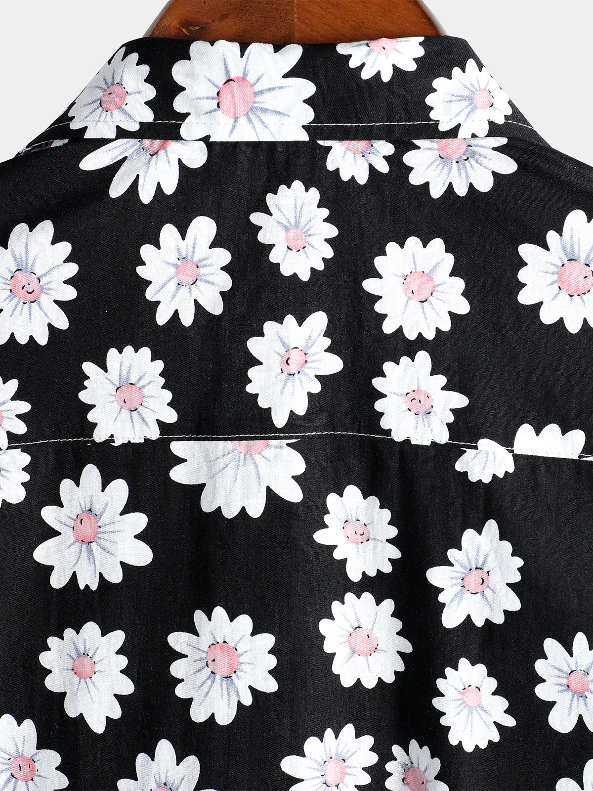 Men's Yellow Daisy Hawaiian Short Sleeve Shirt