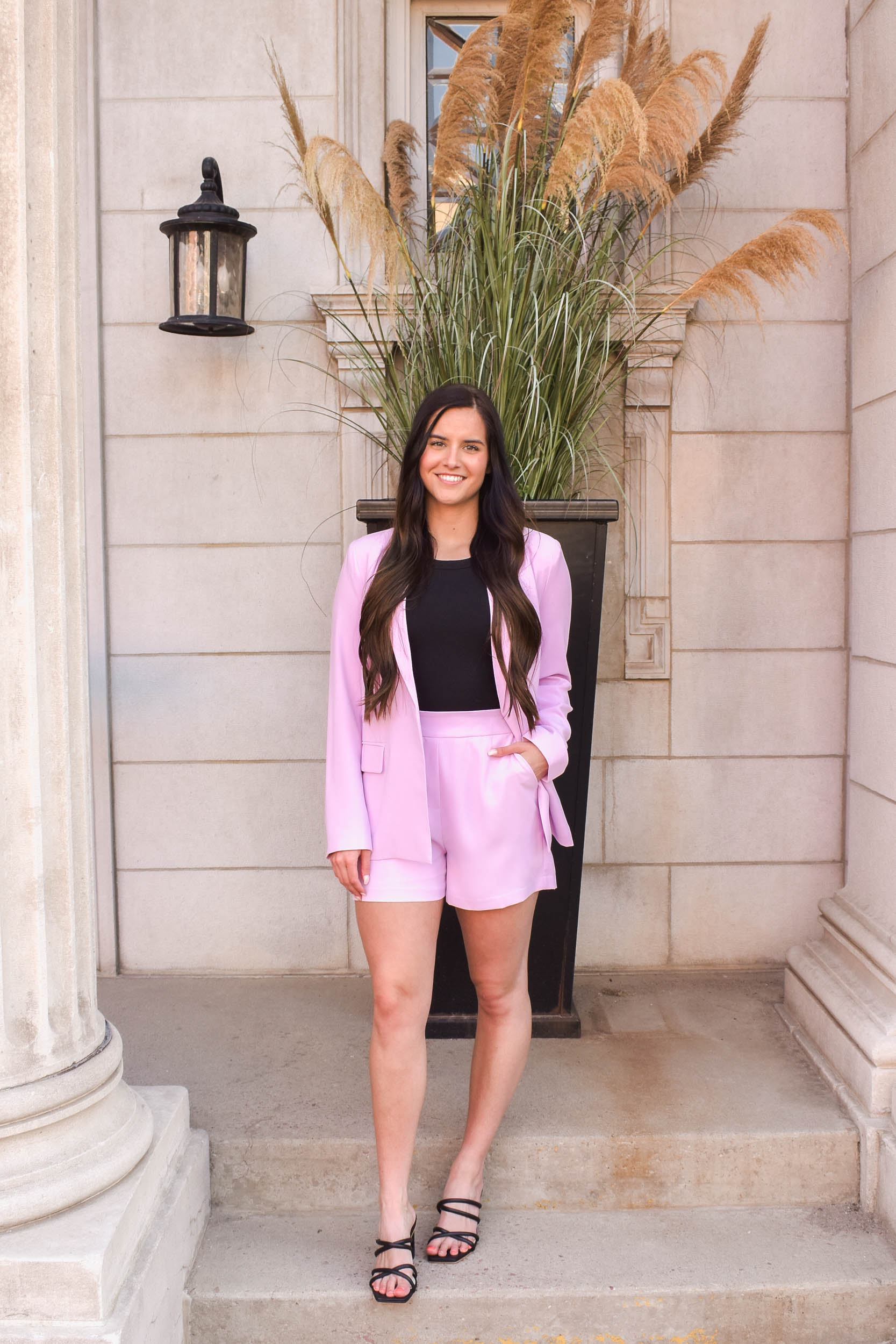 Colette Flap Pocket Blazer | Lavender