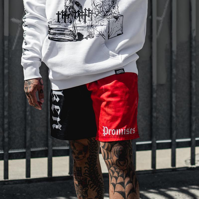 Summer Fashion Color Patchwork Sweatpants Shorts