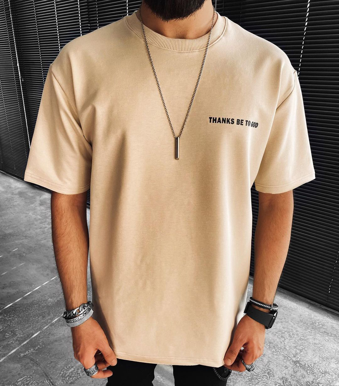 Letter Print Loose Short Sleeve T-shirt