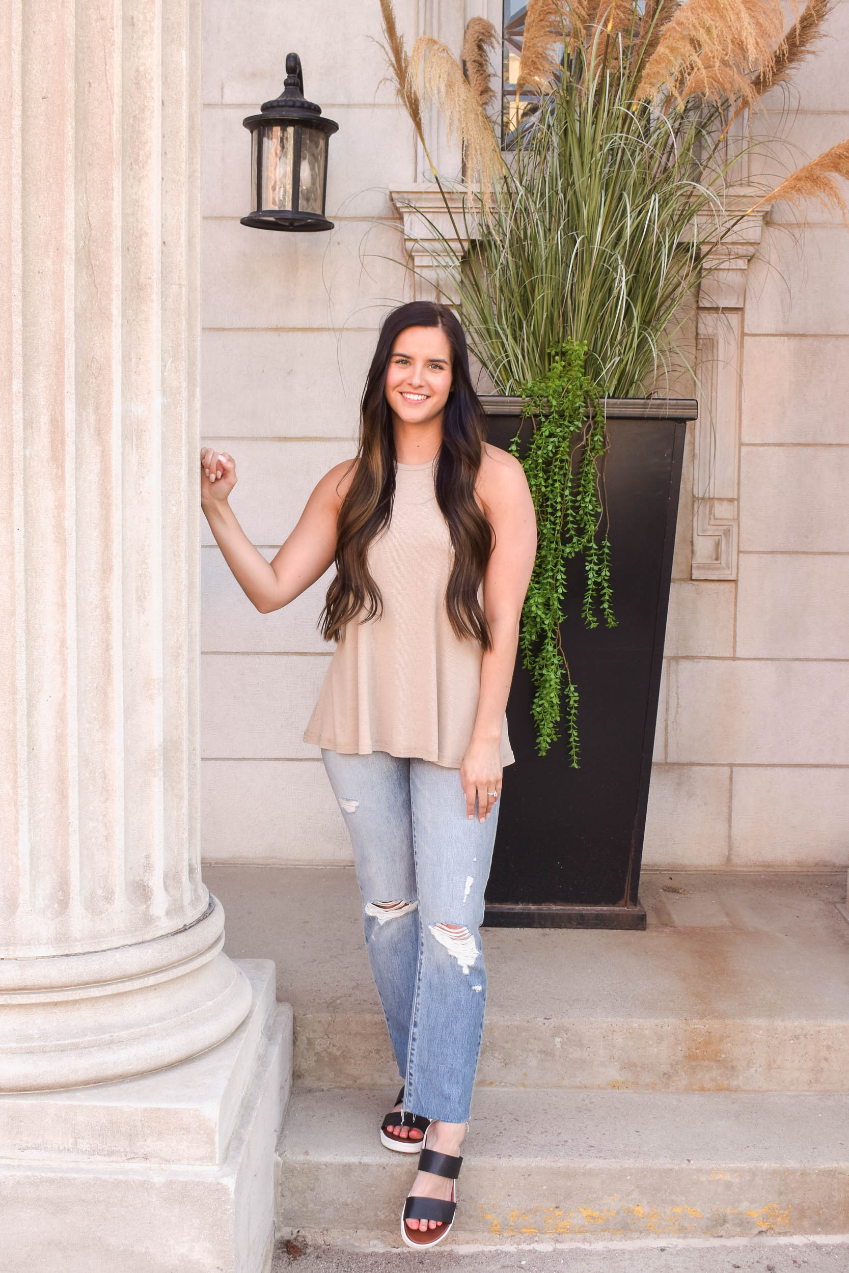Lexi Tank Top | Oatmeal