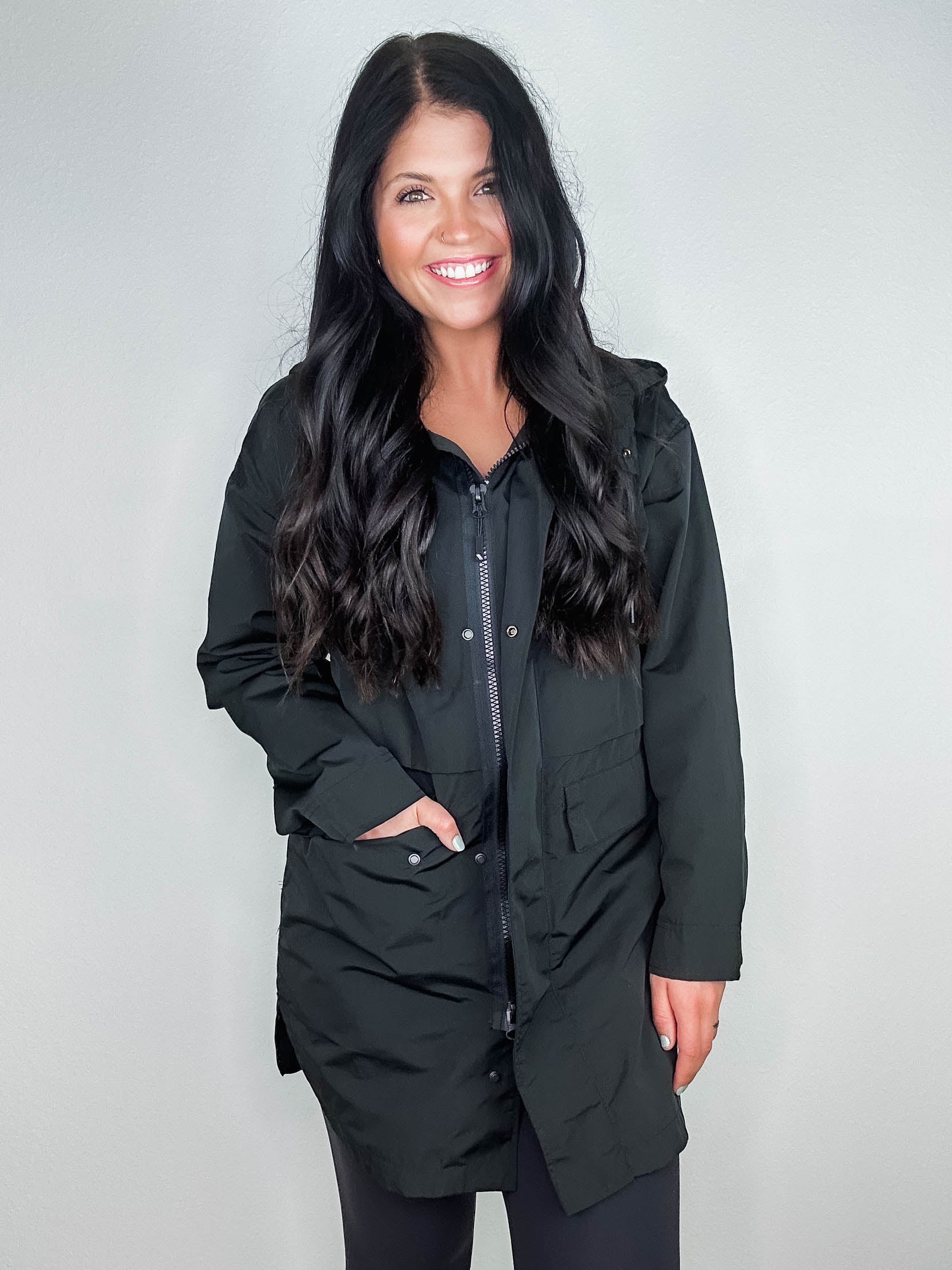 Kameron Long Jacket | Black