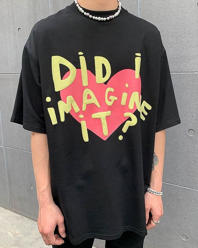 Street Fashion Print Short-sleeved T-shirt