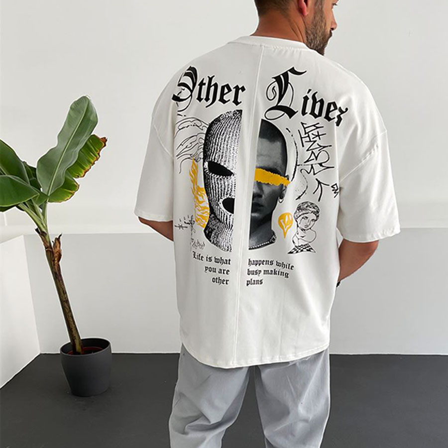 Men's Casual Print T-Shirt