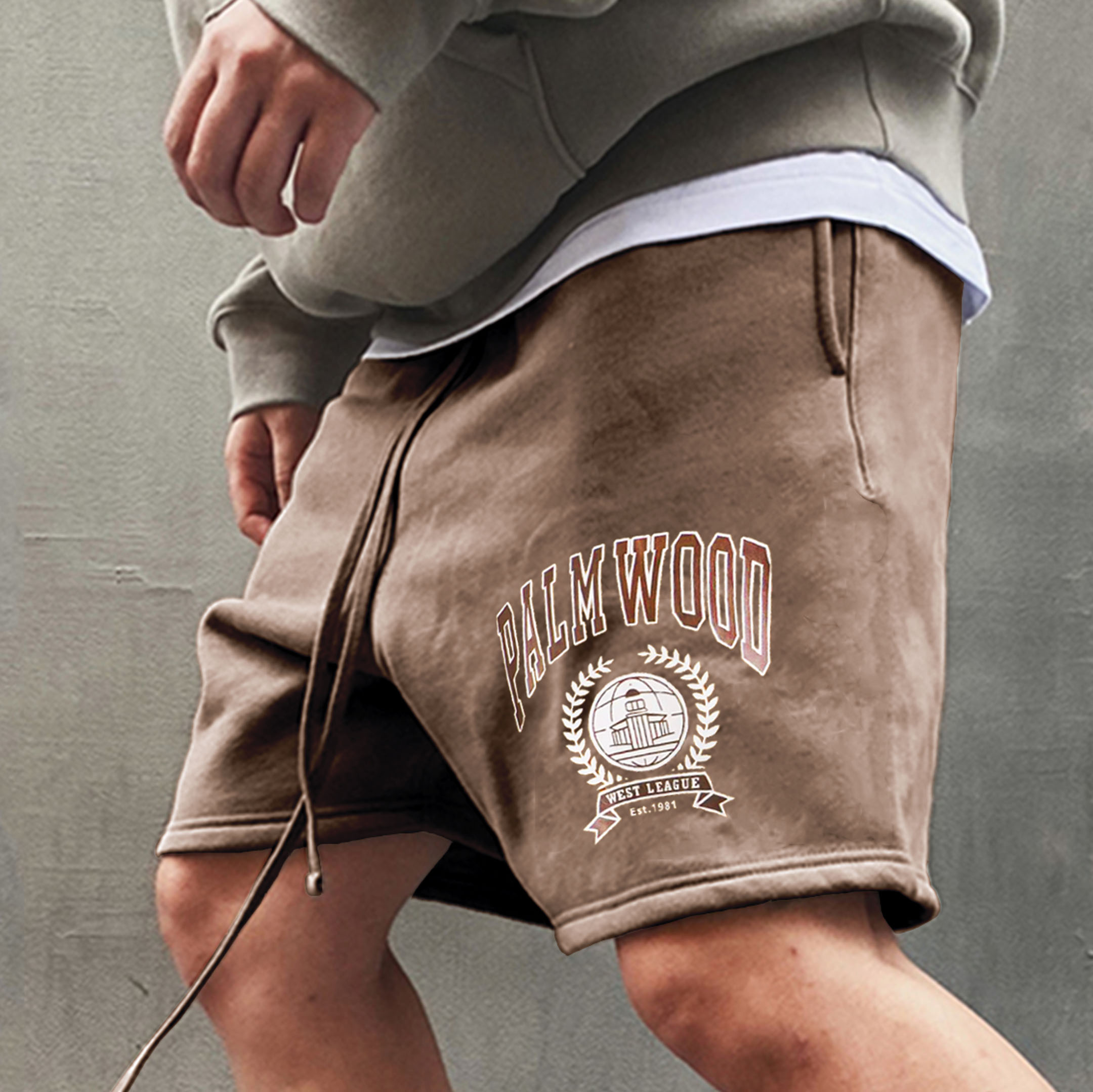 Men's Spring & Summer Vintage Letter Logo Shorts