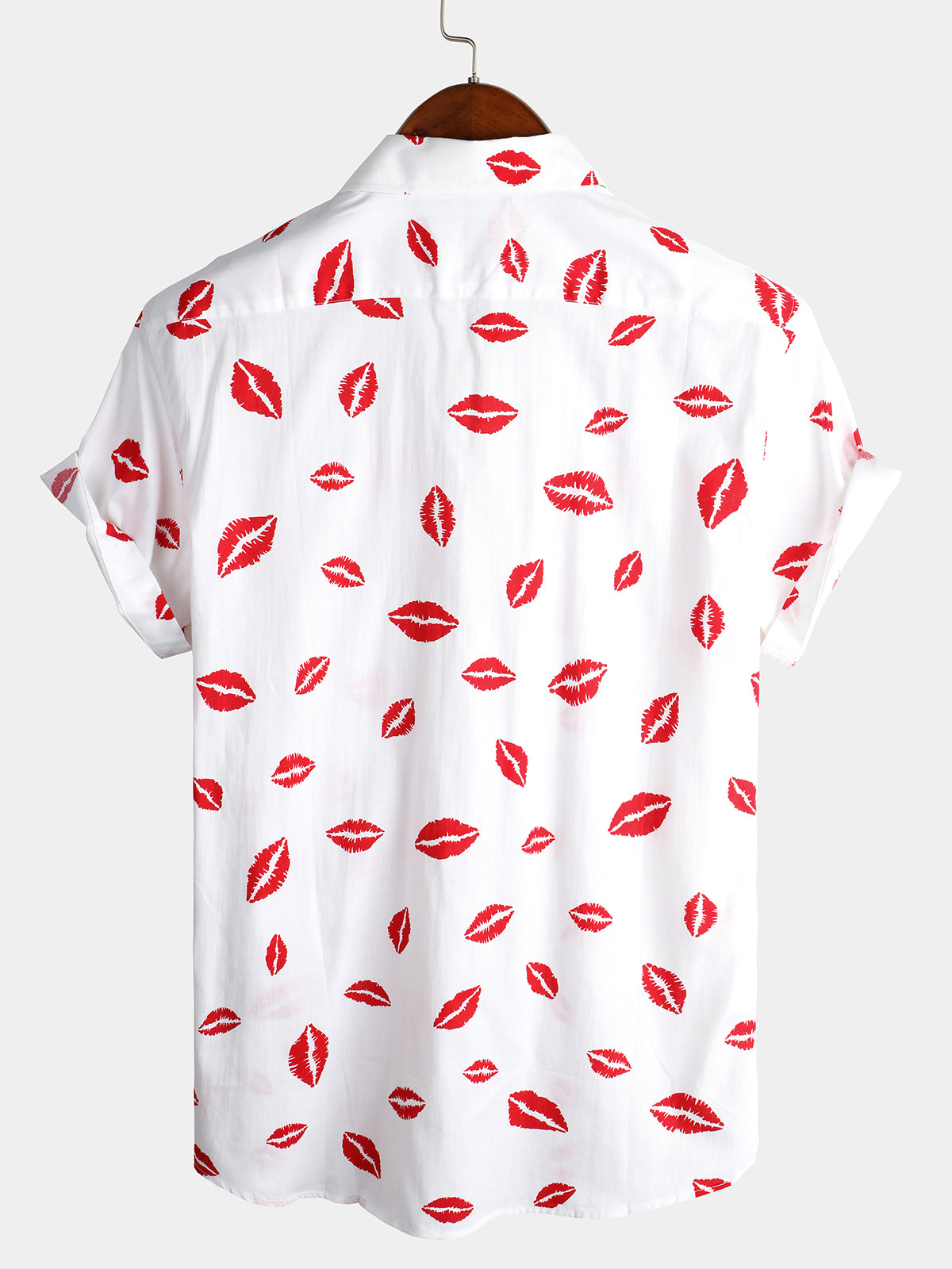 Men's Casual Holiday Pocket Short Sleeve Shirt
