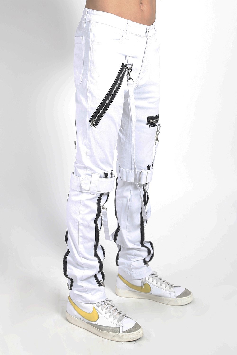 Asylum White Bondage Pants