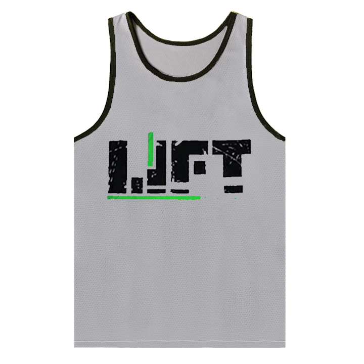 Men's Mesh Muscle Print Sports Fitness Tank Top