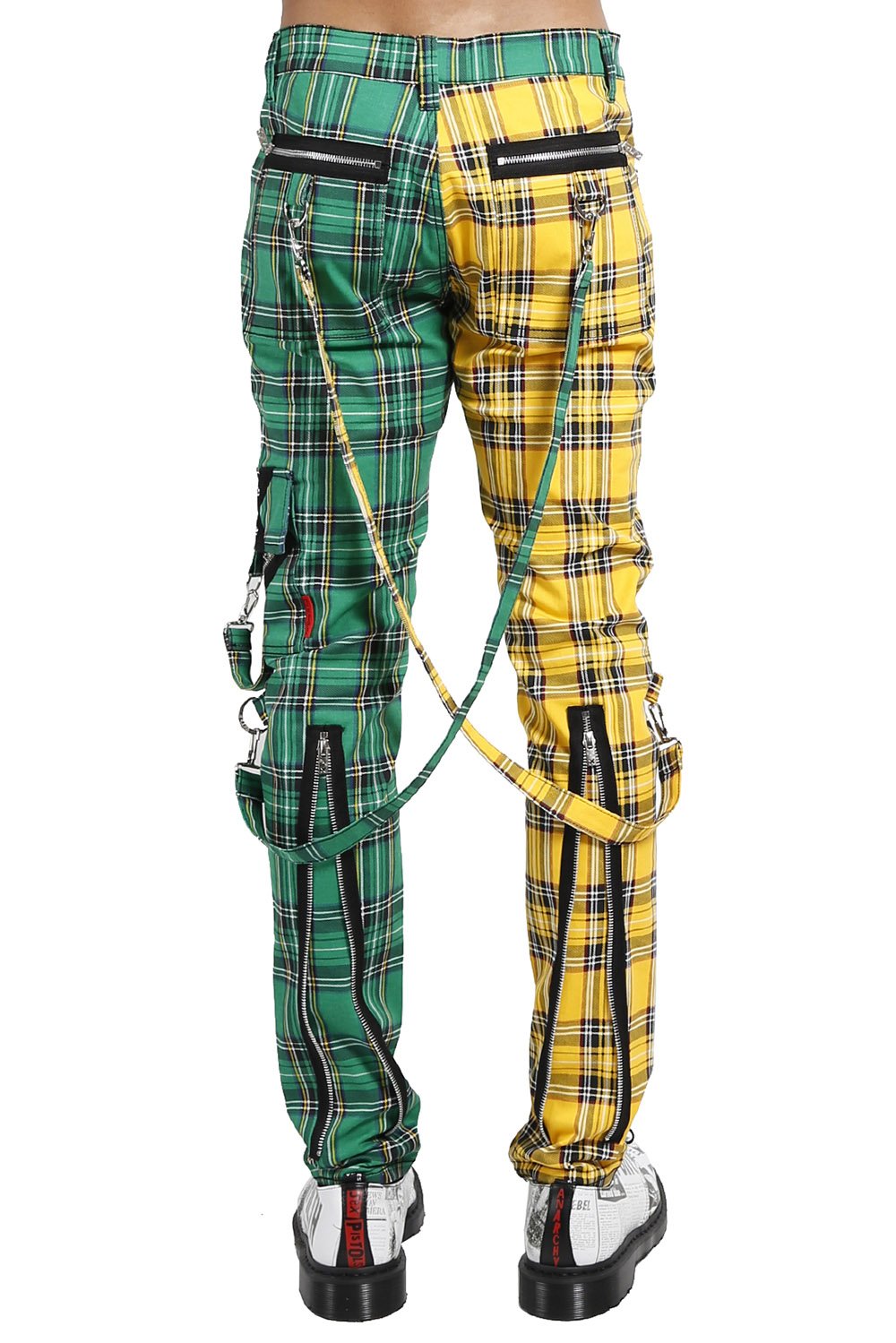 Madness Pants Yellow/Green Plaid