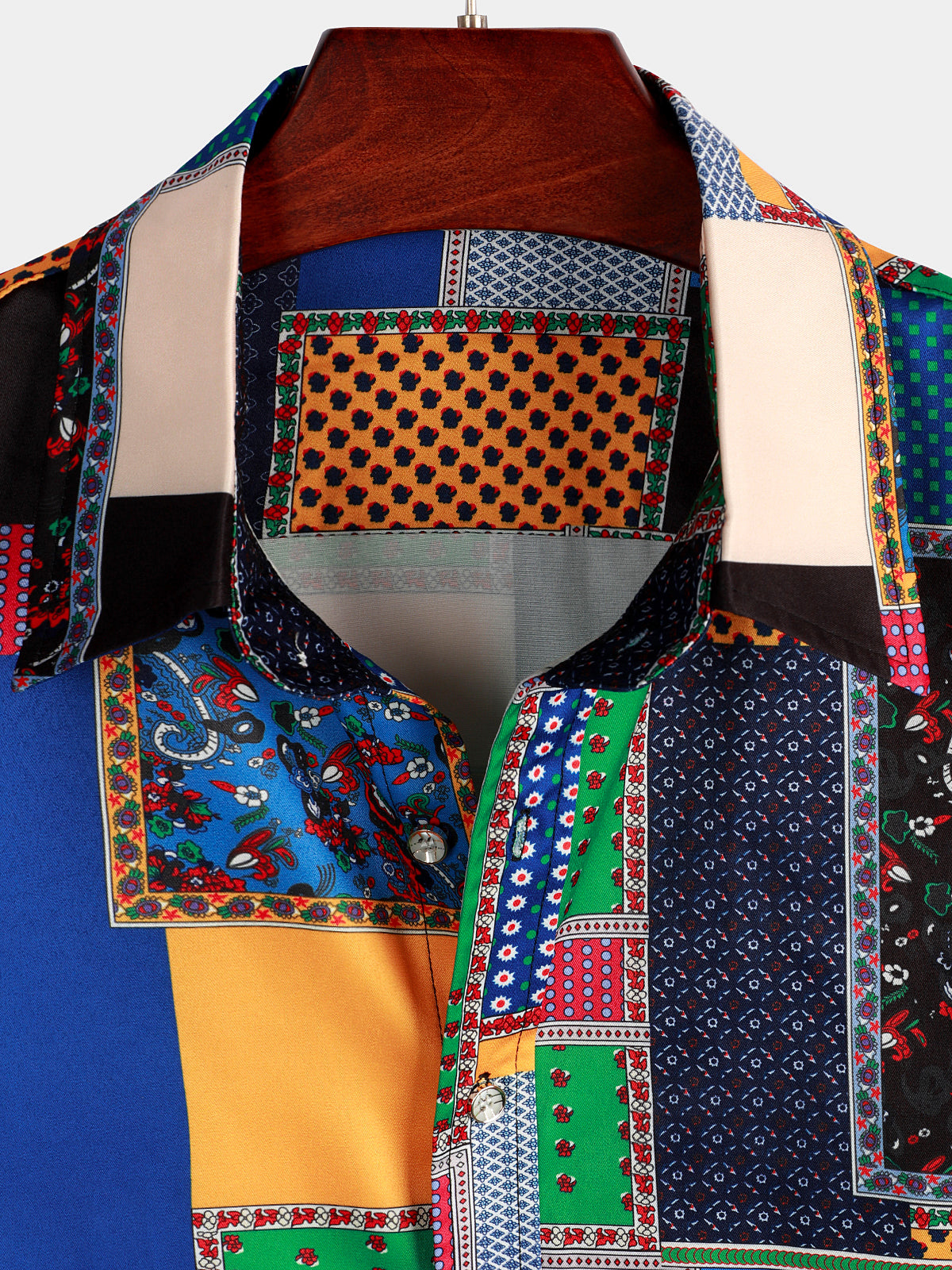 Men's Casual Retro Short Sleeve Shirt