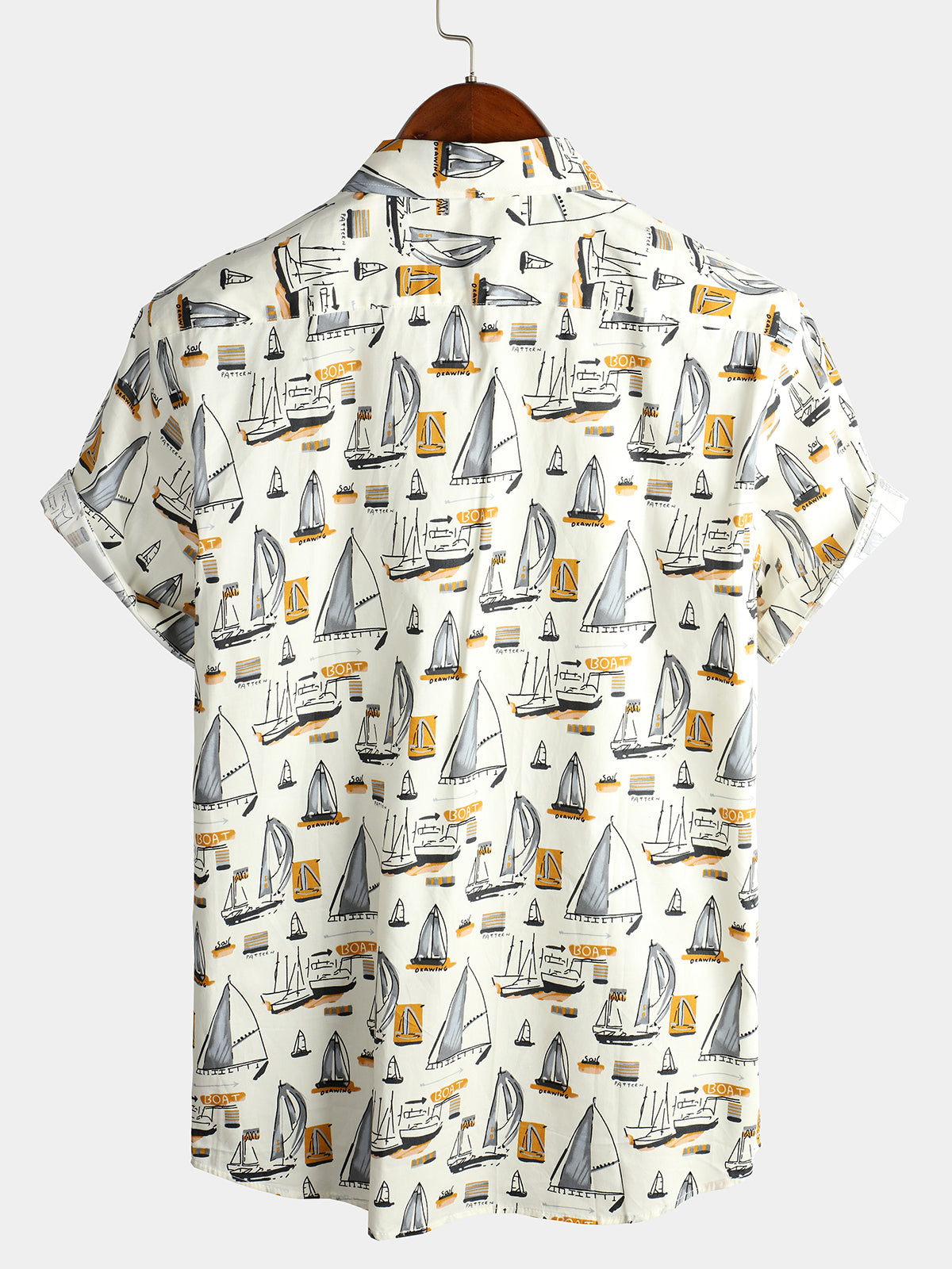 Men's Casual Holiday Cotton Pocket Short Sleeve Shirt