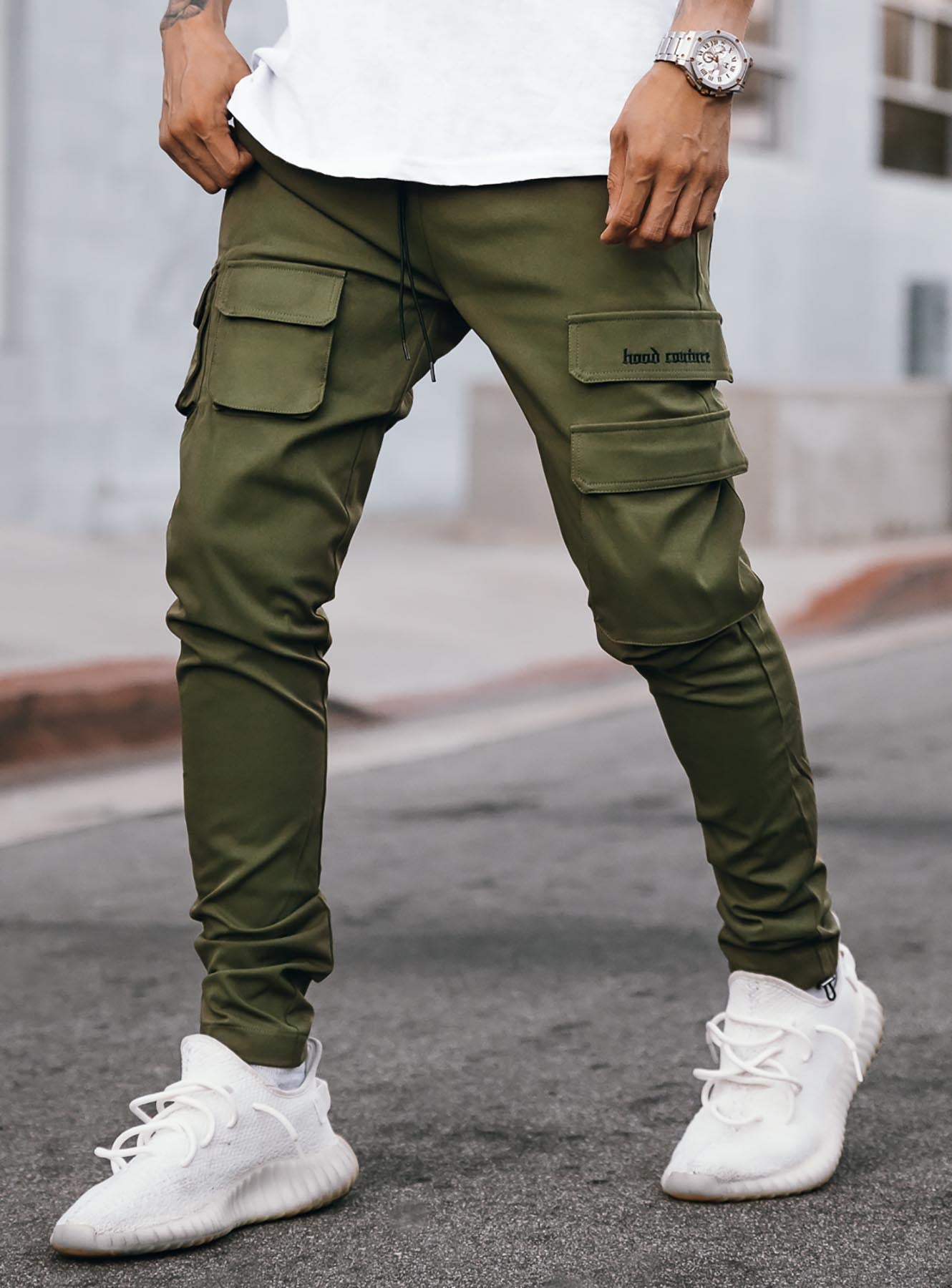 Utility Cargo Pants V6 in Olive