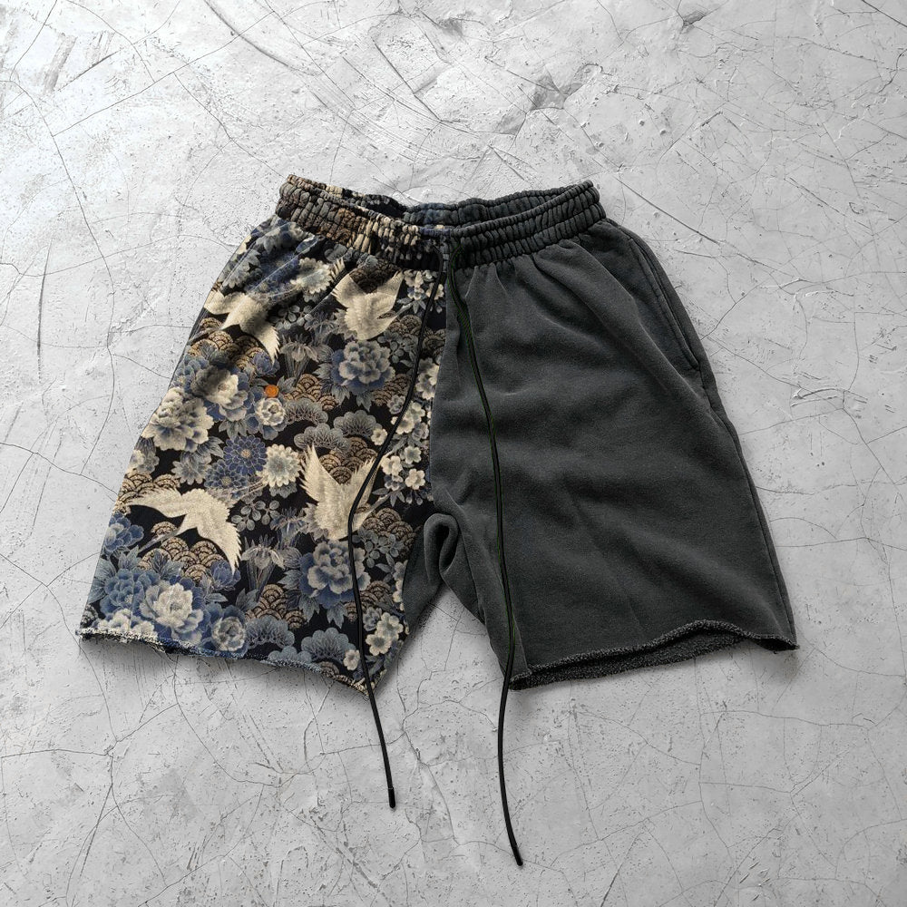 Streetwear Graphic Print Track Shorts