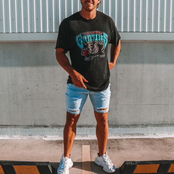 Vancouver Grizzlies NBA Mens T-shirt