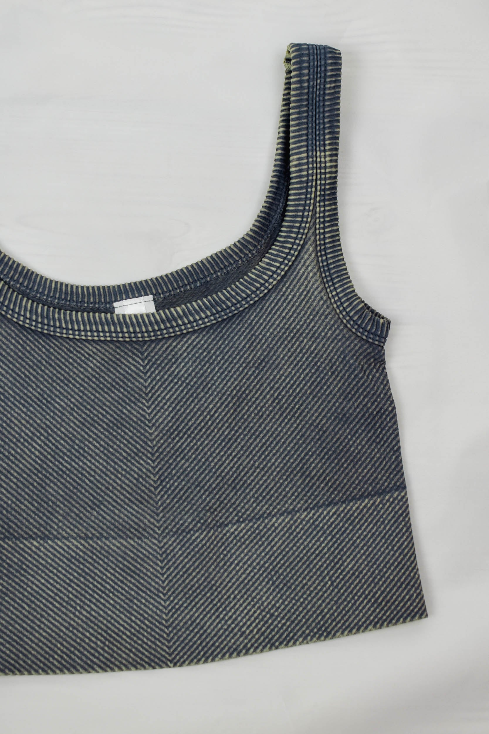 Astrid Chevron Crop Top | Vintage Rock