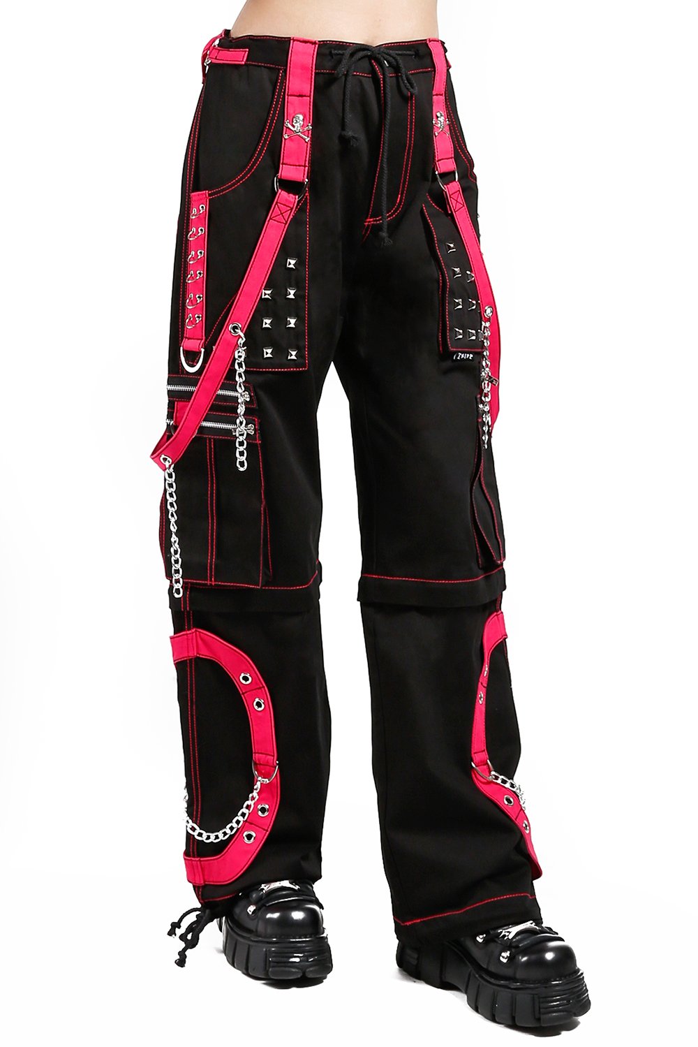 Step Chain Pants Black/Pink