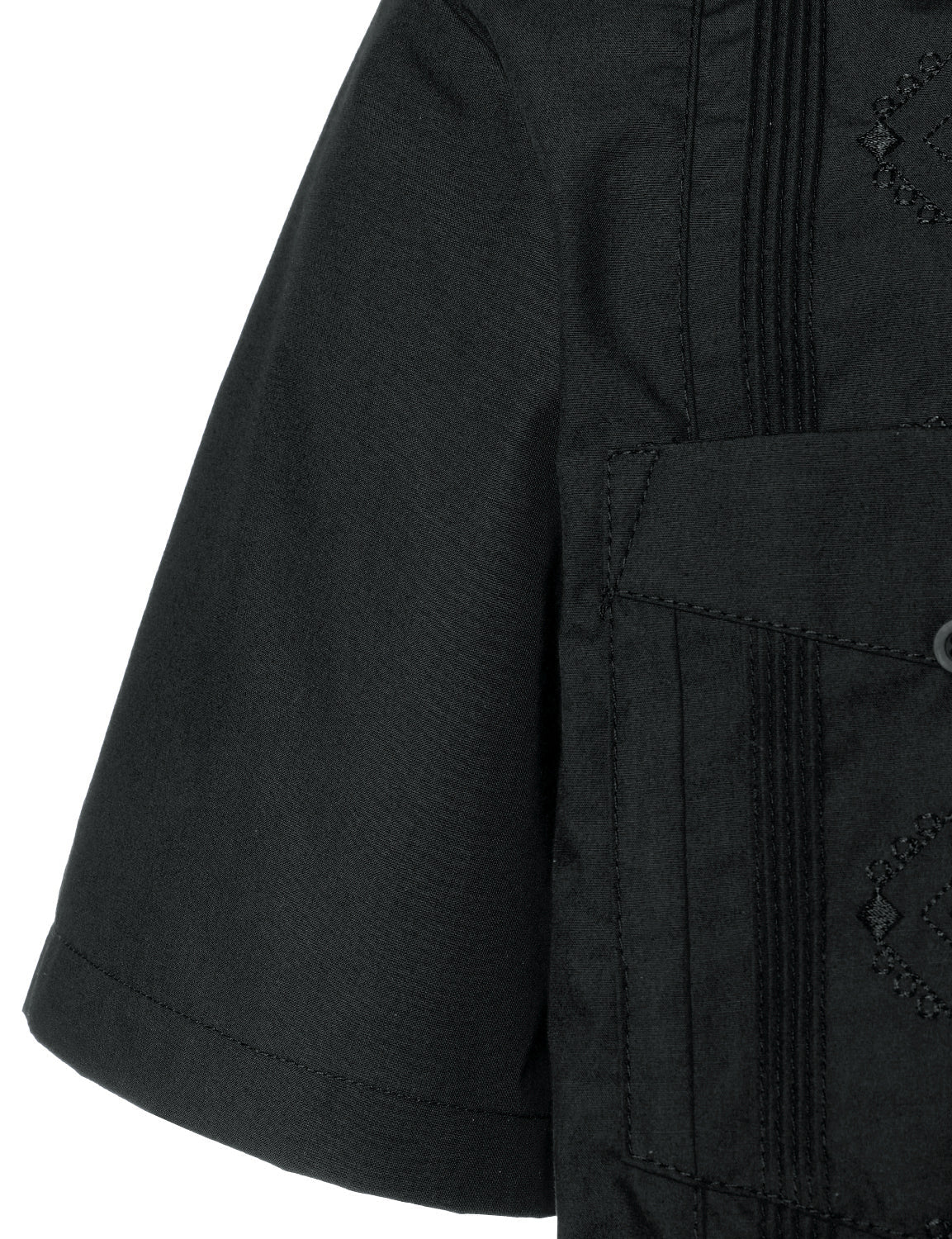 Men's Casual Summer Pocket Short Sleeve Button Up Cuban Guayabera Shirt