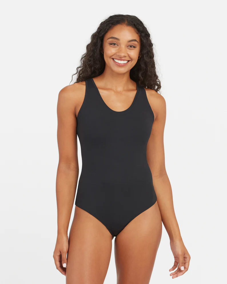 Spanx Suit Yourself Scoop Neck Tank Bodysuit | Black