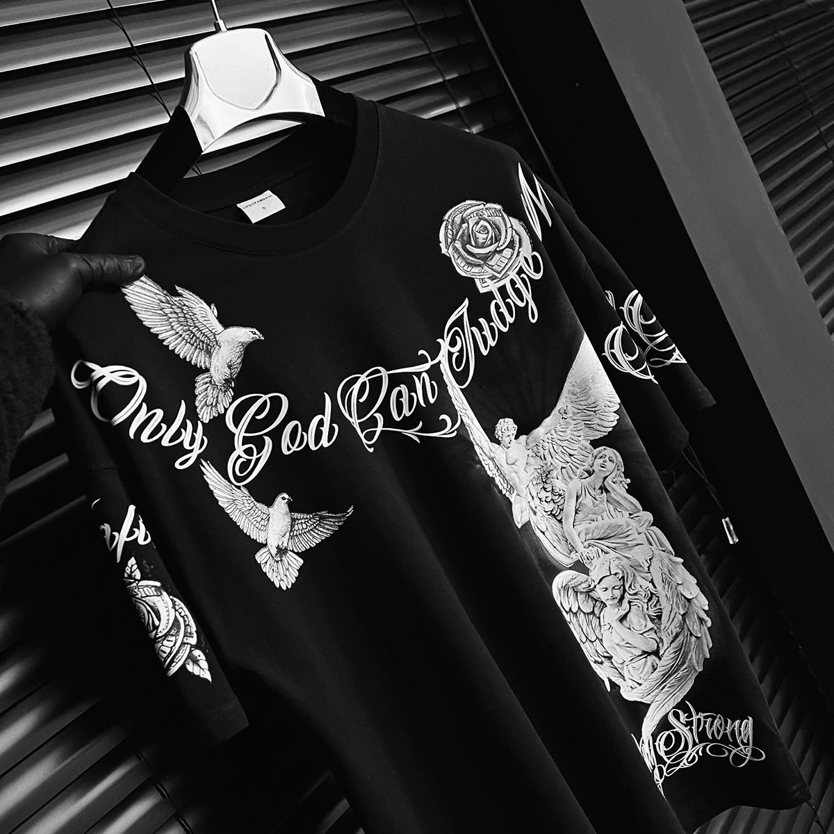 Men's Oversized Fashion Print T-Shirt