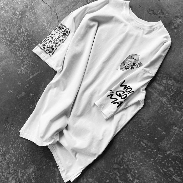 World Crazy Print Loose Short Sleeve T-Shirt