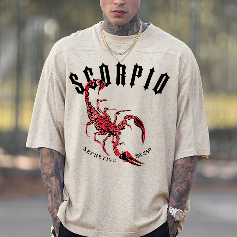 Scorpio Vintage Print T-shirt