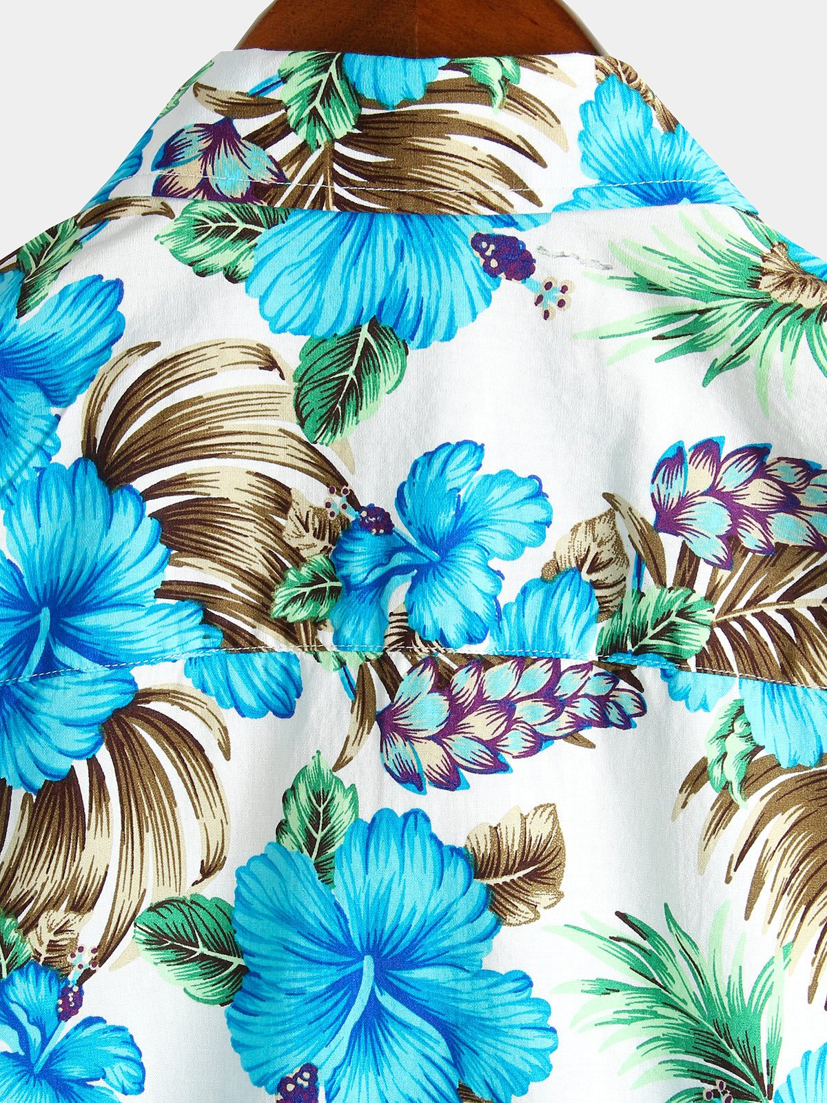 Men's Flower Cotton Tropical Hawaiian Shirt