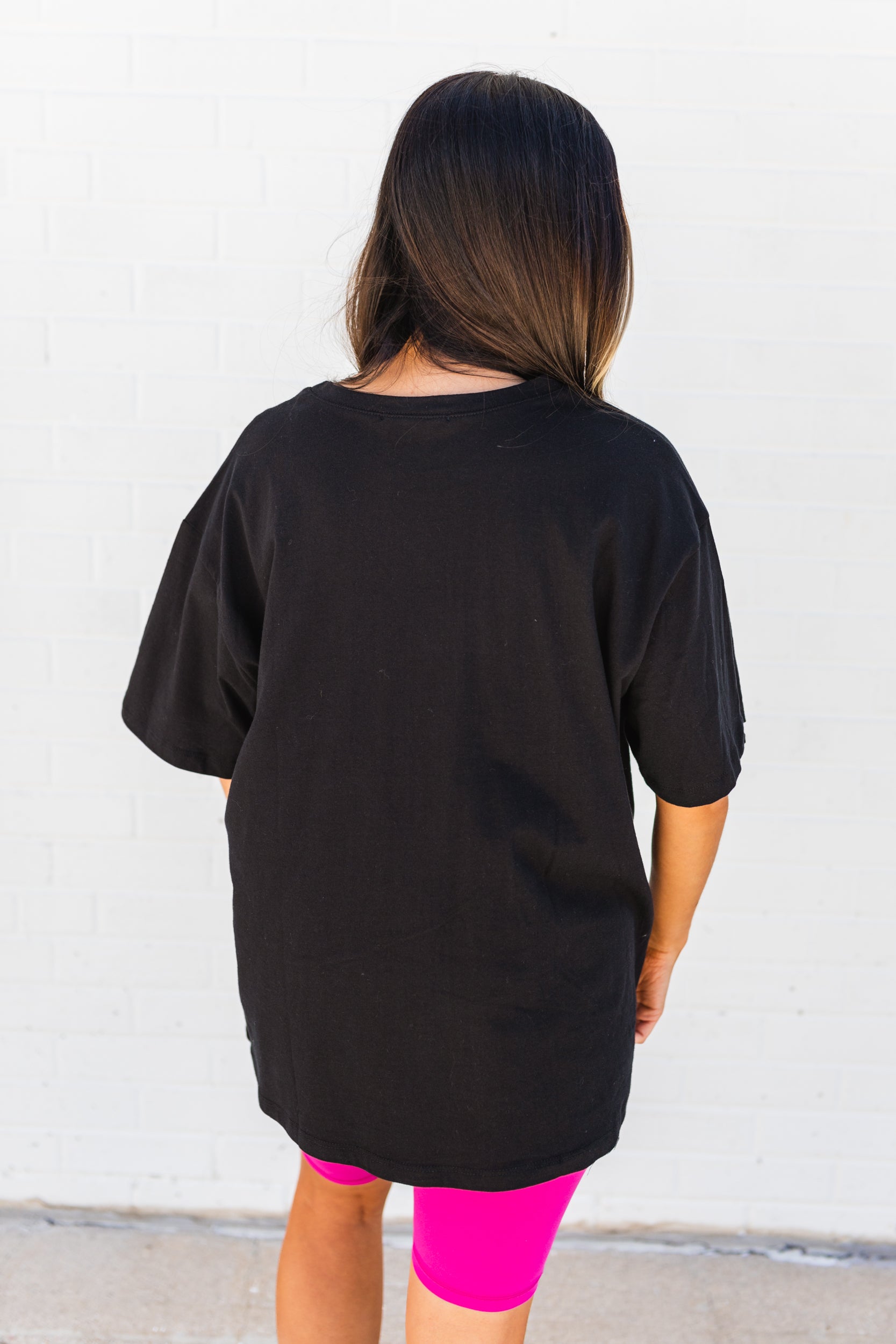 Peyton Cotton Tee Black