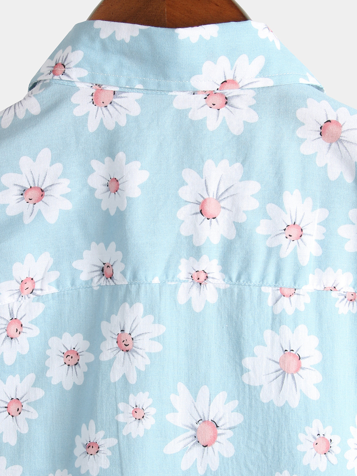 Men's Yellow Daisy Hawaiian Short Sleeve Shirt