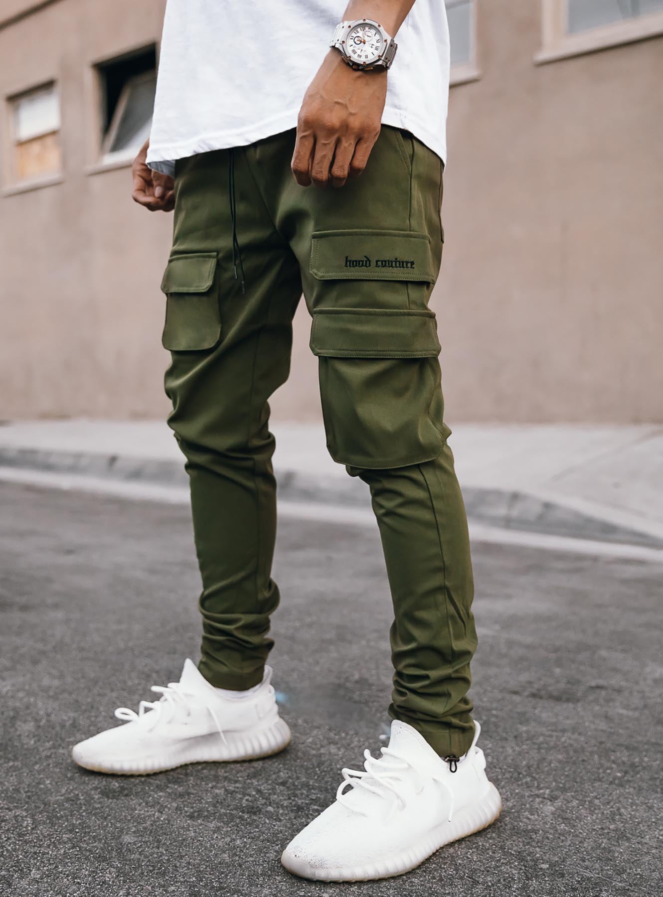 Utility Cargo Pants V6 in Olive