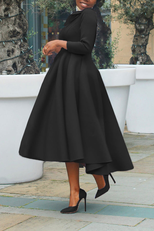 Pearl Love 3/4 Sleeve Swing Dress