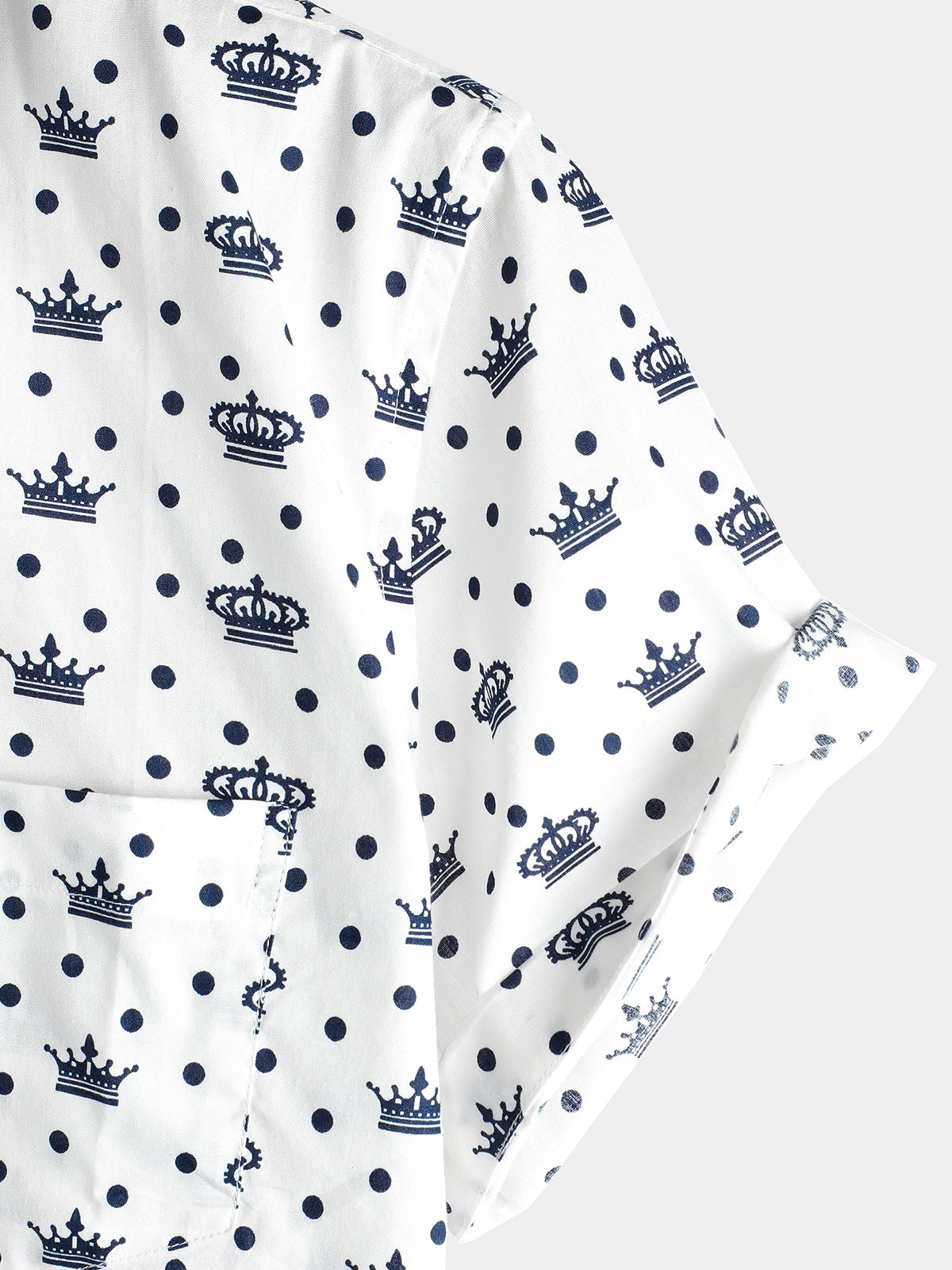 Men's Casual Pocket Short Sleeve Cotton Shirt