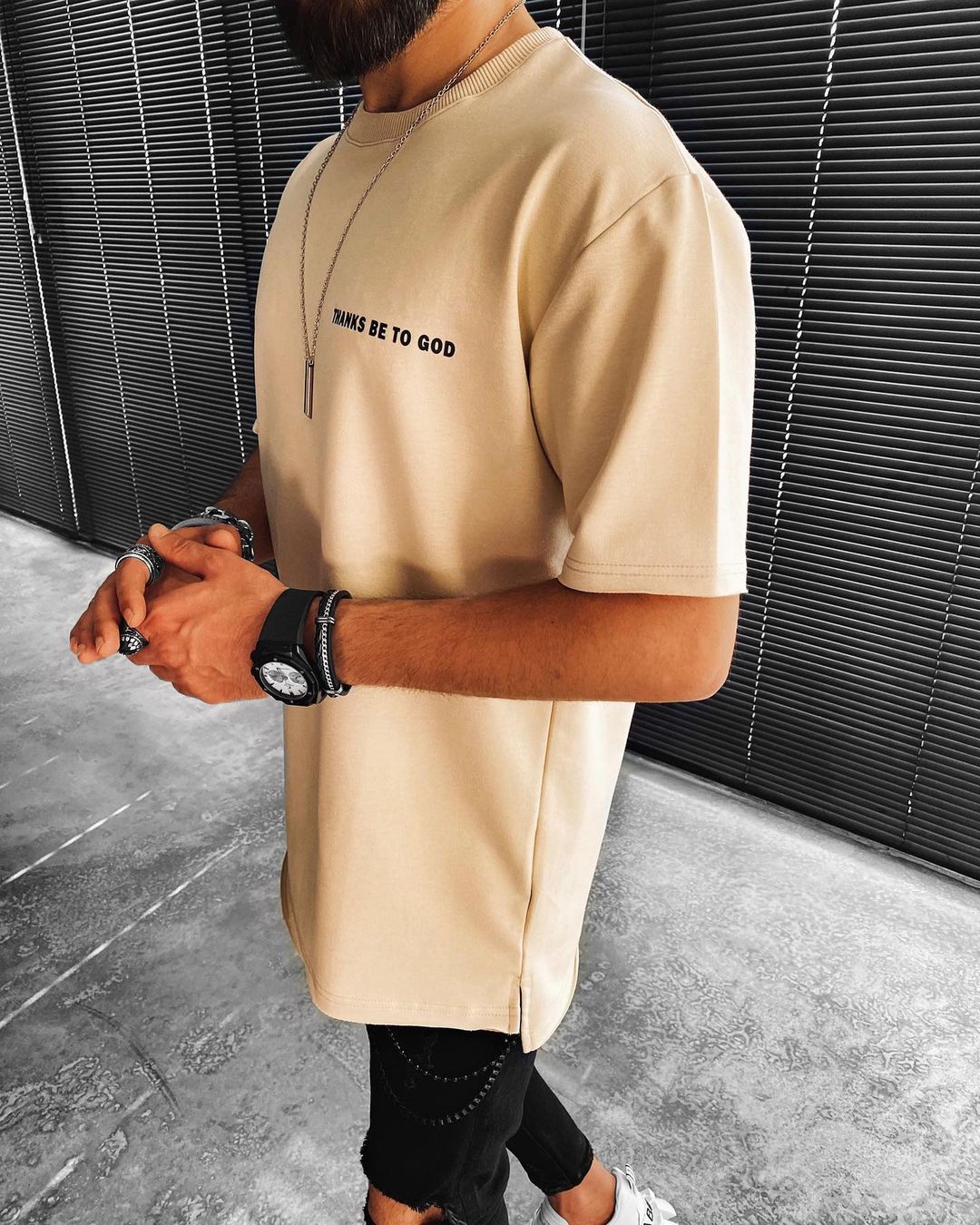 Letter Print Loose Short Sleeve T-shirt