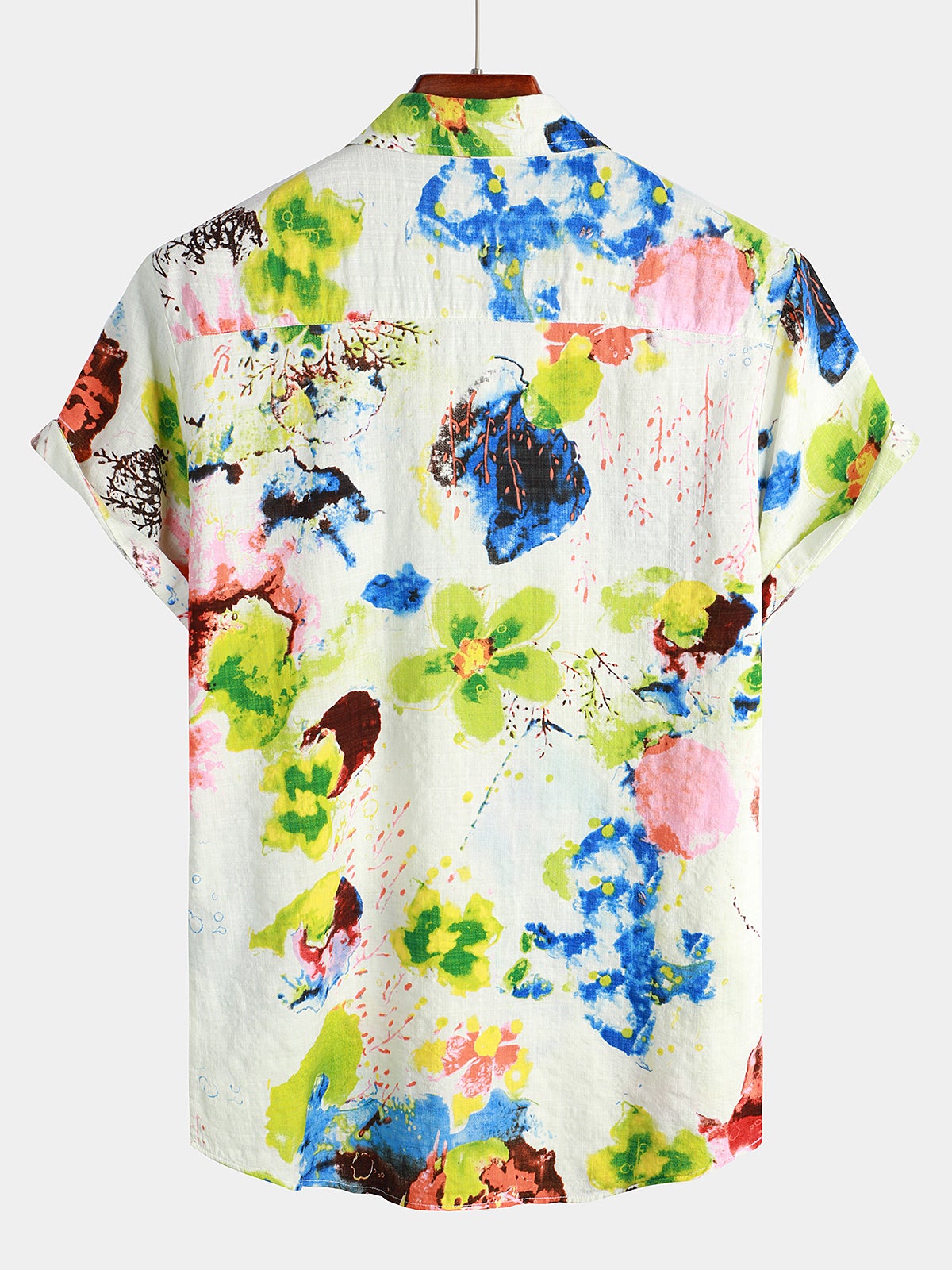 Men's Summer Casual Pocket Short Sleeve Shirt