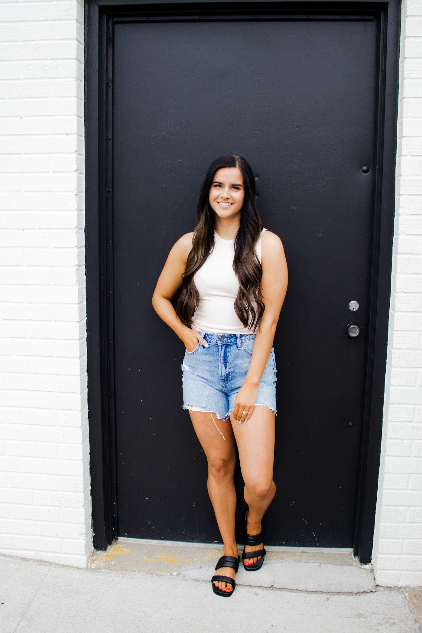 Gabby High Neck Tank Top | Mink