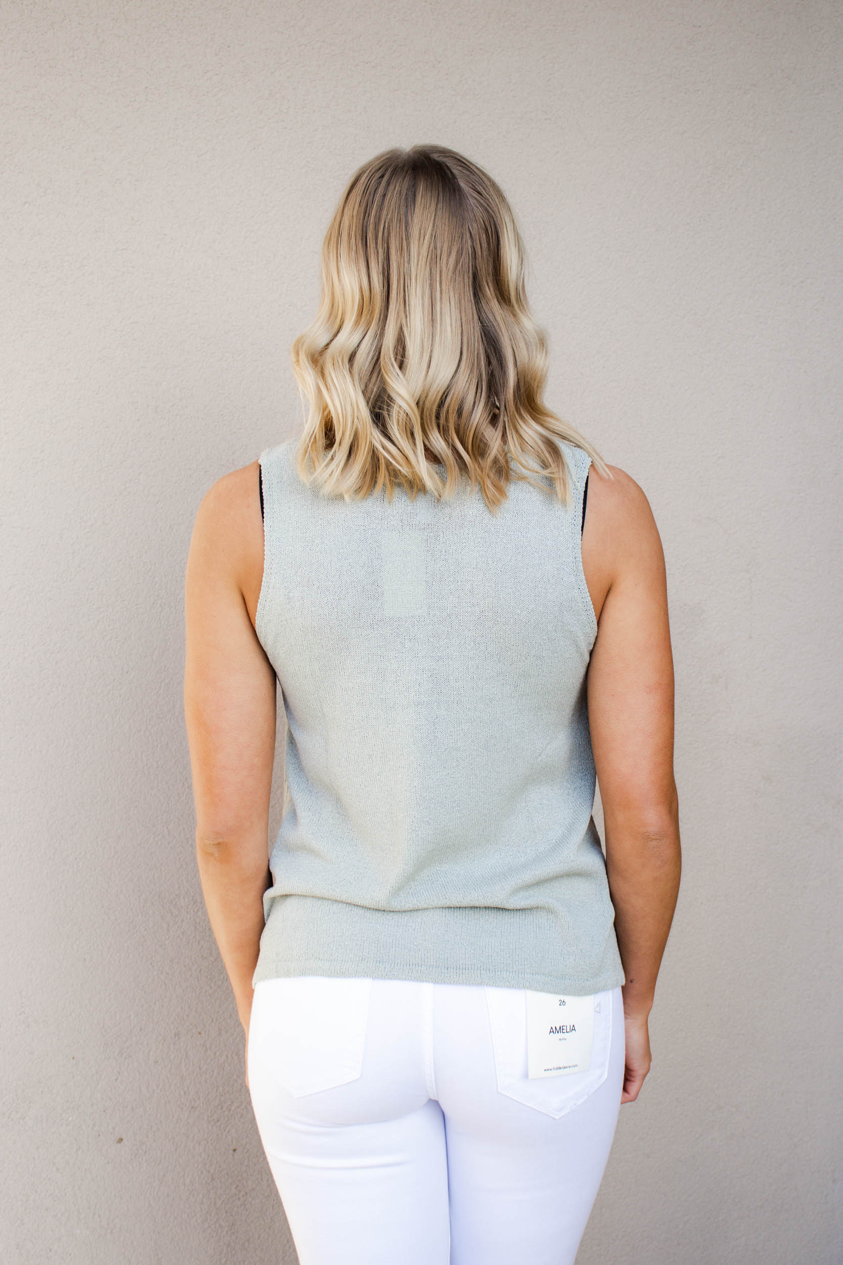 Delilah Sweater Tank | Dusty Sage
