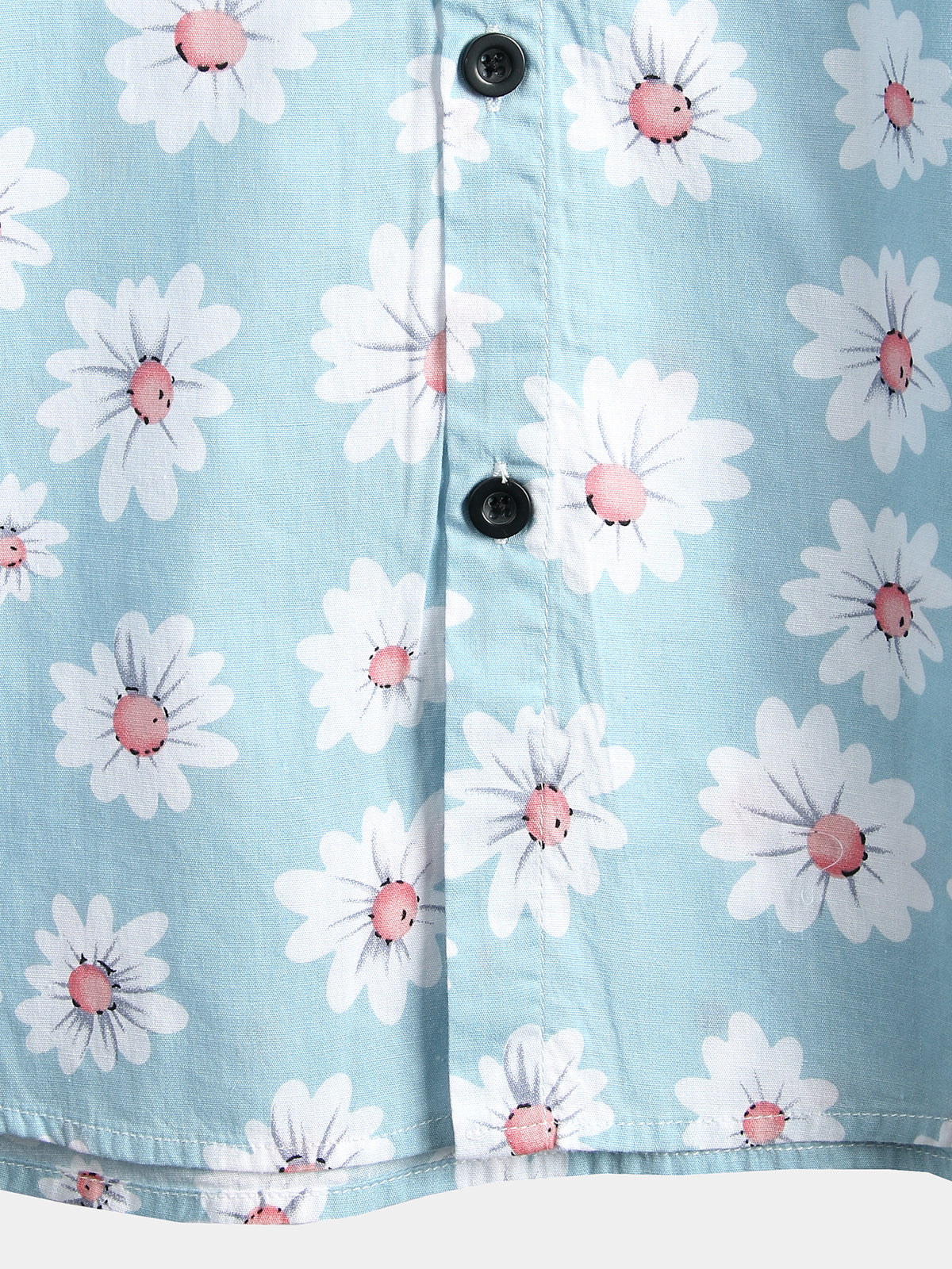 Men's Yellow Daisy Hawaiian Short Sleeve Shirt