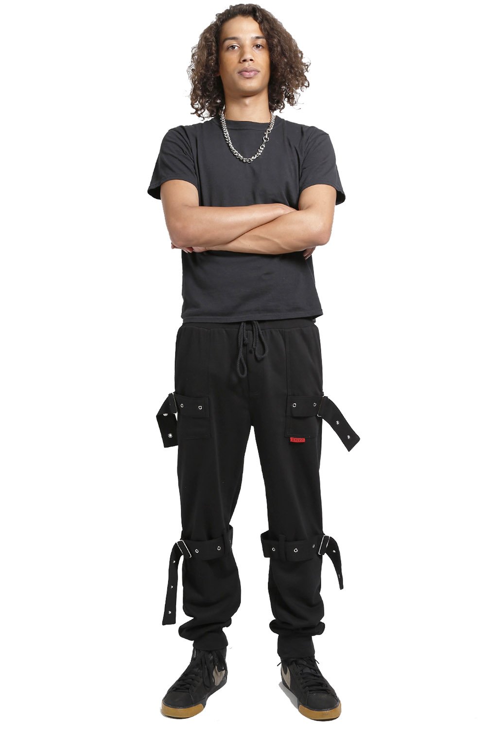Strap Knit Sweatpants