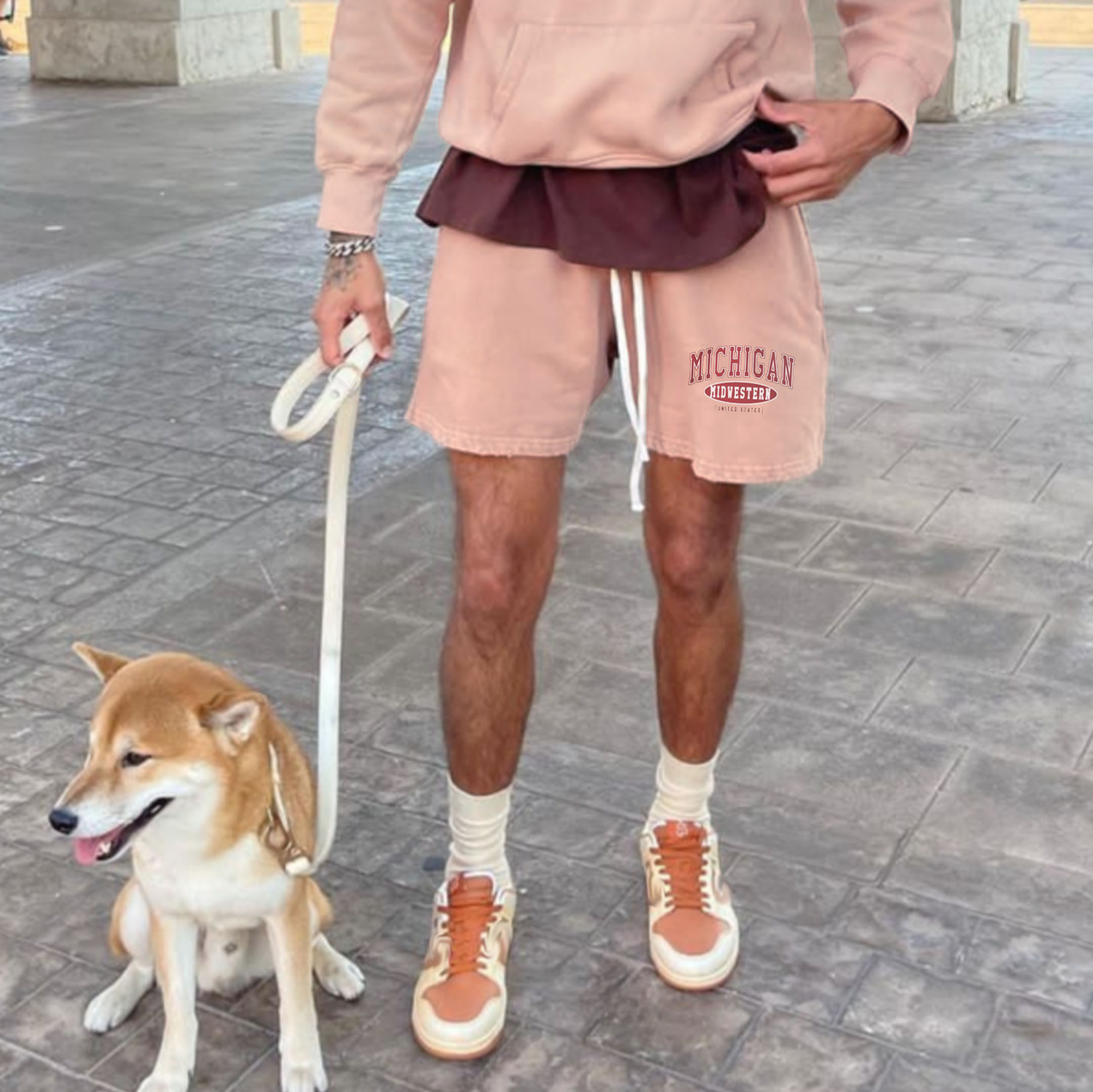 Retro Men's MICHIGAN Short Sweatpants