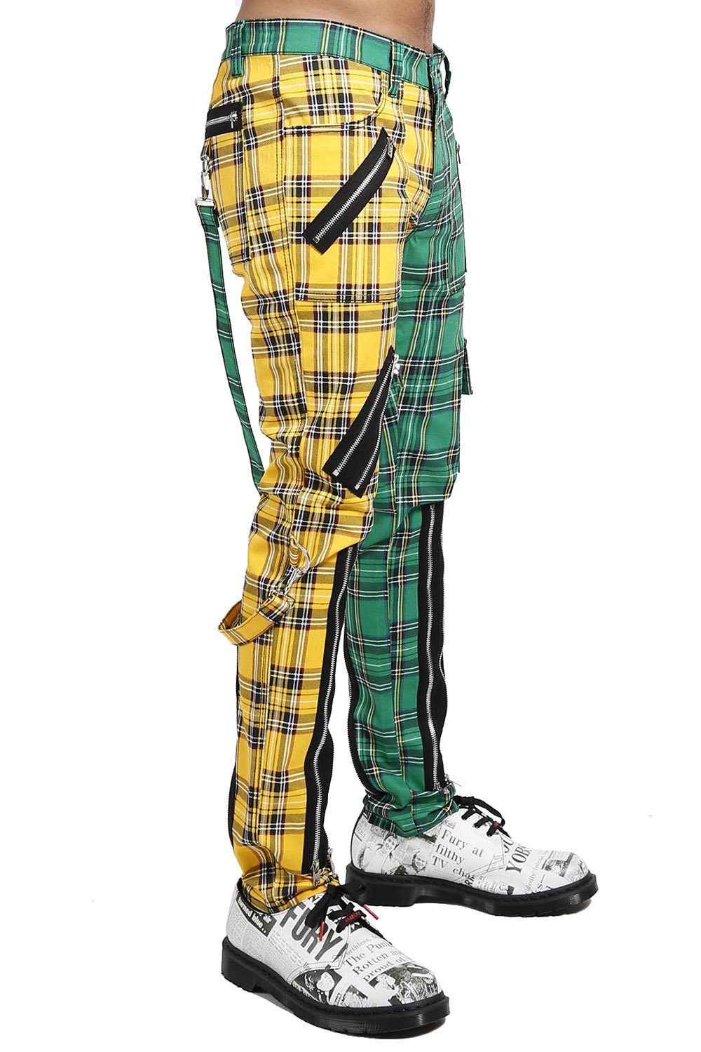 Madness Pants Yellow/Green Plaid