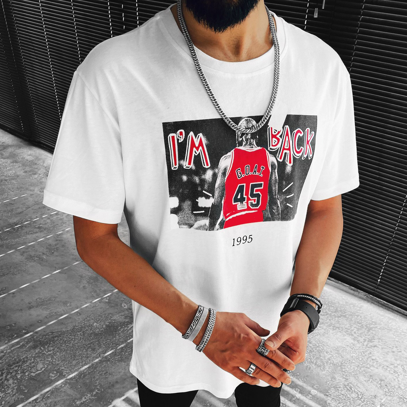Basketball Boy Print Short Sleeve T-shirt