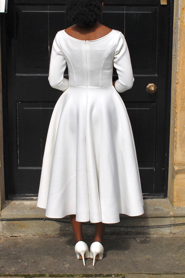 Pearl Love 3/4 Sleeve Swing Dress