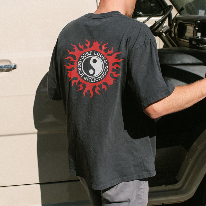 Summer Surf Retro Casual Tee