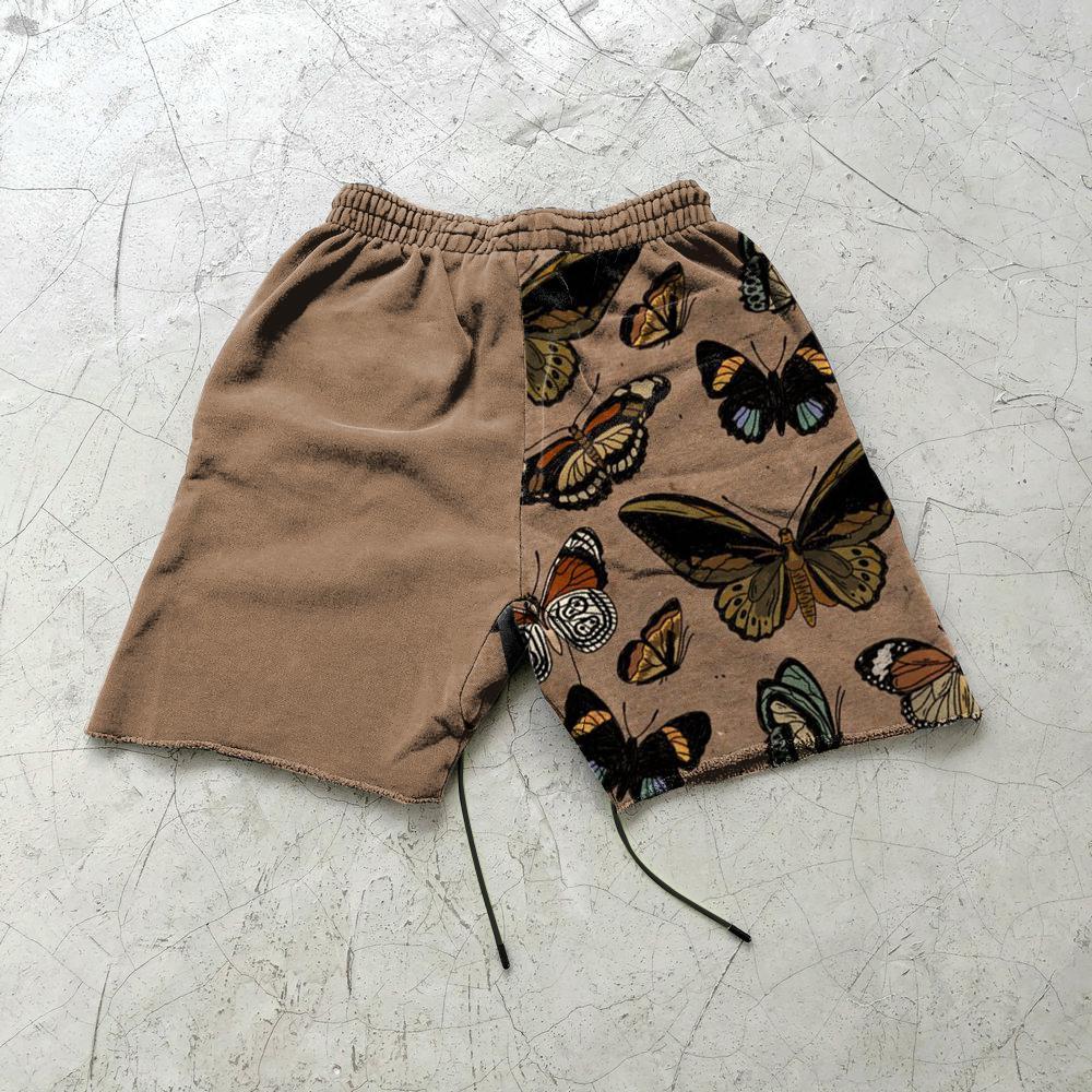 Men's Butterfly Patch Print Shorts