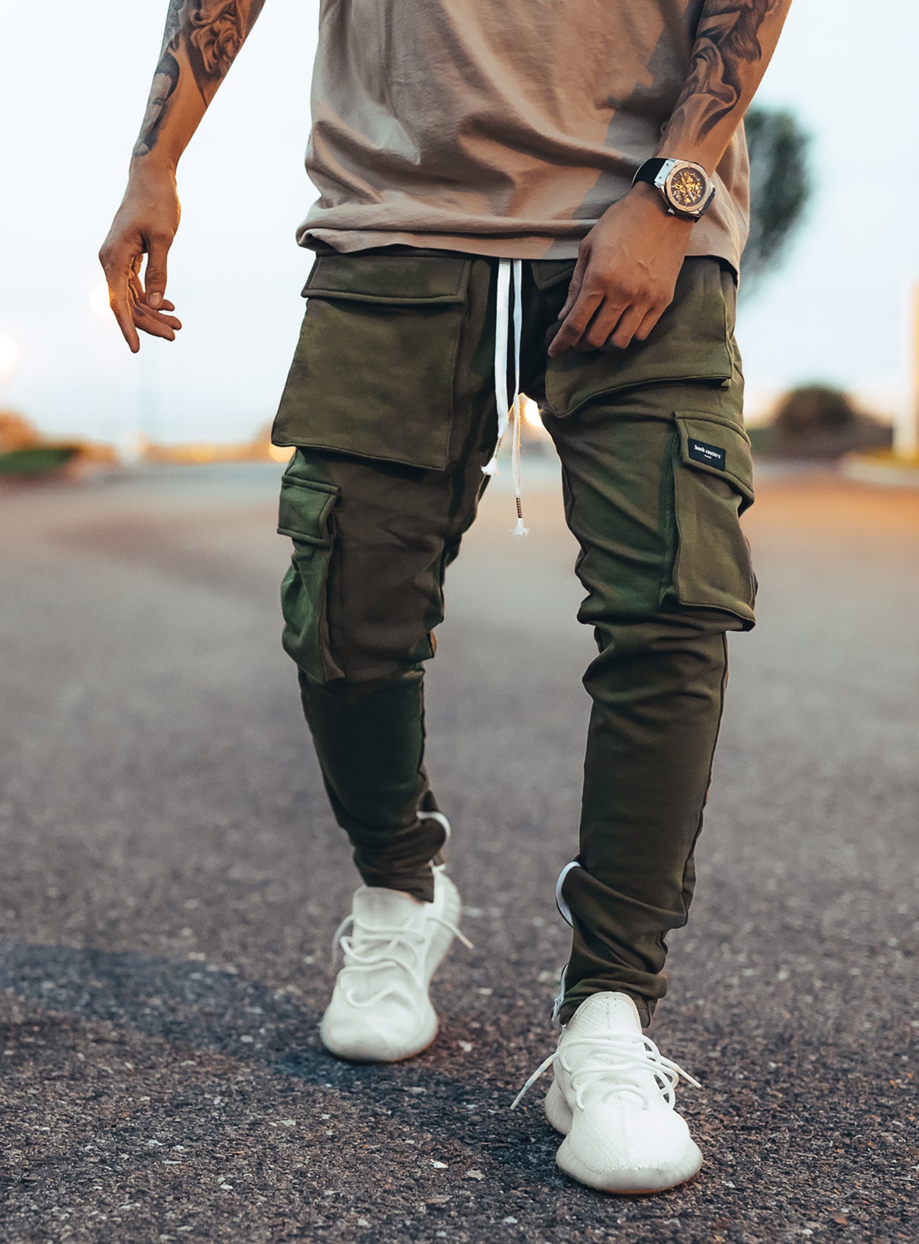 Utility Cargo Pants V1 in Khaki